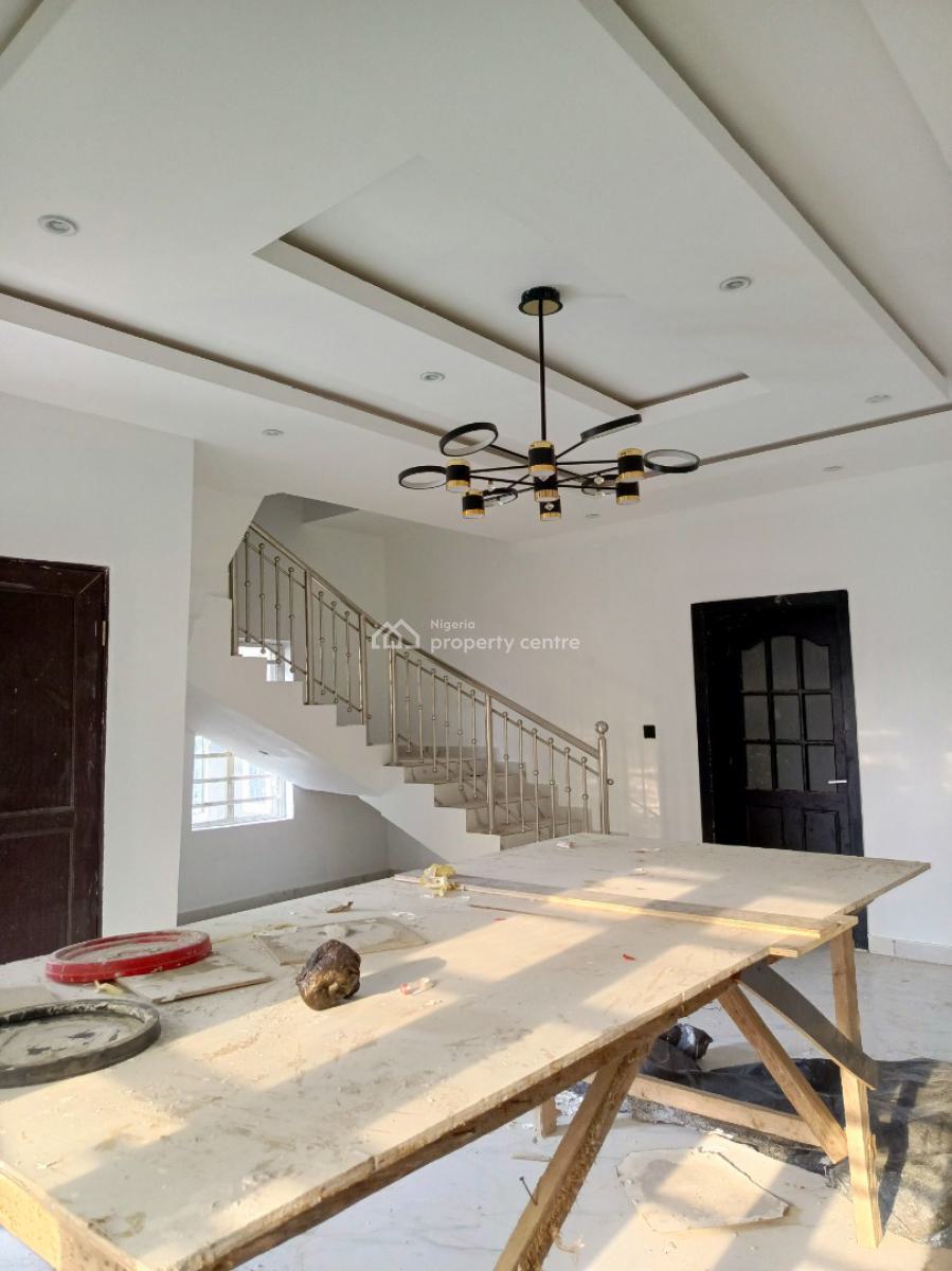 3 Bedroom Duplex with a Bq and Personal Compound, After Blenco Supermarket, Sangotedo, Ajah, Lagos, Semi-detached Duplex for Rent