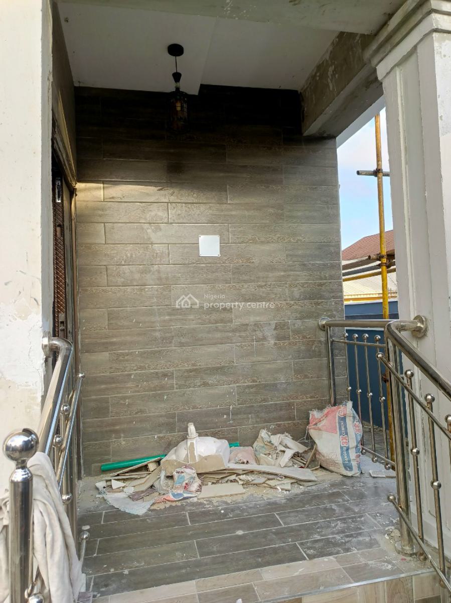 3 Bedroom Duplex with a Bq and Personal Compound, After Blenco Supermarket, Sangotedo, Ajah, Lagos, Semi-detached Duplex for Rent