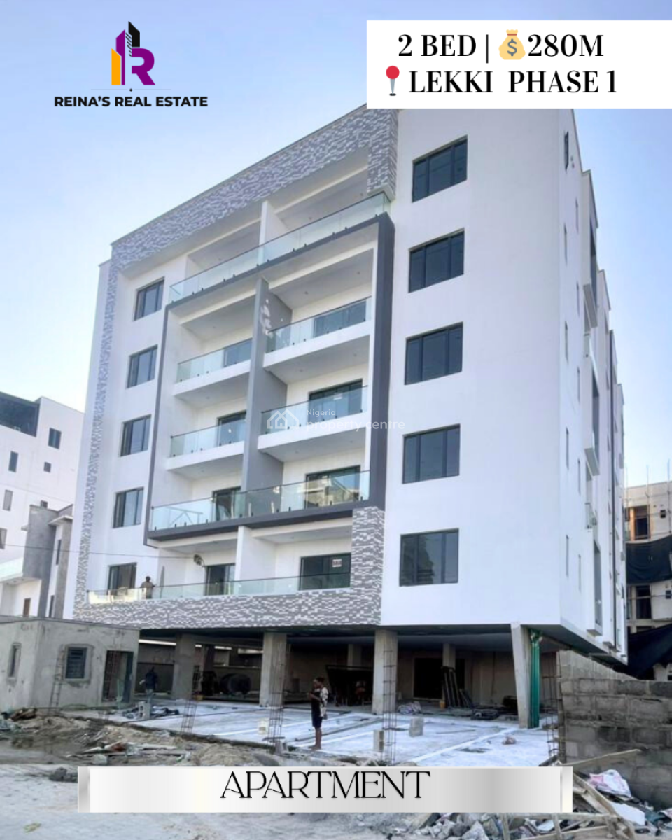 2 Bedroom Apartment in Lekki Phase 1 with a Pool, Lekki Phase 1, Lekki, Lagos, Block of Flats for Sale