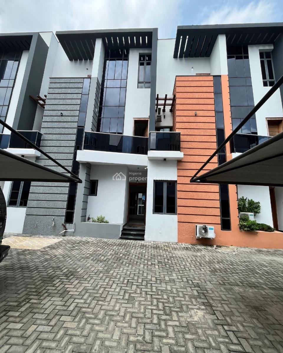 Stunning 4 Bedroom Terrace Duplex with Bq, Ikate, Ikate, Lekki, Lagos, Terraced Duplex for Sale