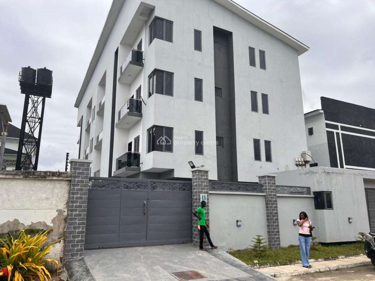 Luxury 3 Bedroom Apartment with Bq, Lekki Phase 1, Lekki, Lagos, Flat / Apartment for Rent