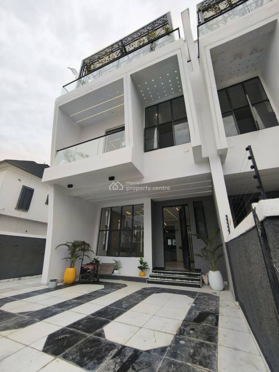 Luxury Brand New Cozy 4 Bedroom Semi Detached Plus Bq, Swimming Pool a, Ikota, Lekki, Lagos, Semi-detached Duplex for Sale