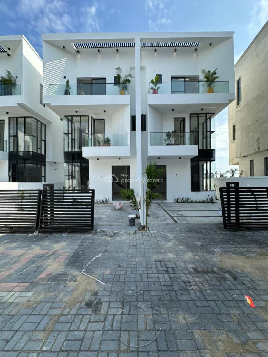 Lovely 4 Bedroom Semi Detached Duplex with a Room Bq, Chevron Toll Gate, Orchid Road, Lekki, Lagos, Semi-detached Duplex for Sale