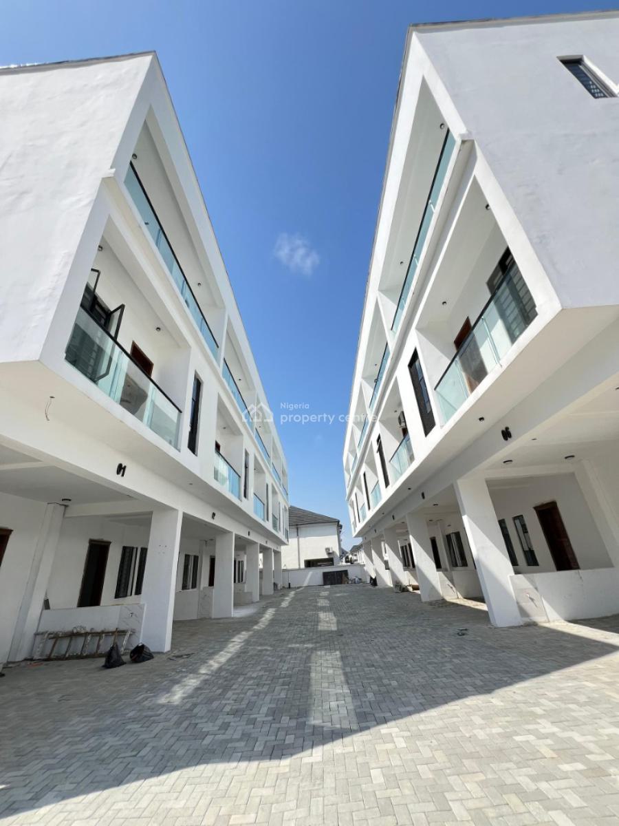 Contemporary 4 Bedroom Terraced  Duplex with Bq, Chevron Toll Gate, Orchid Road, Lekki, Lagos, Terraced Duplex for Sale