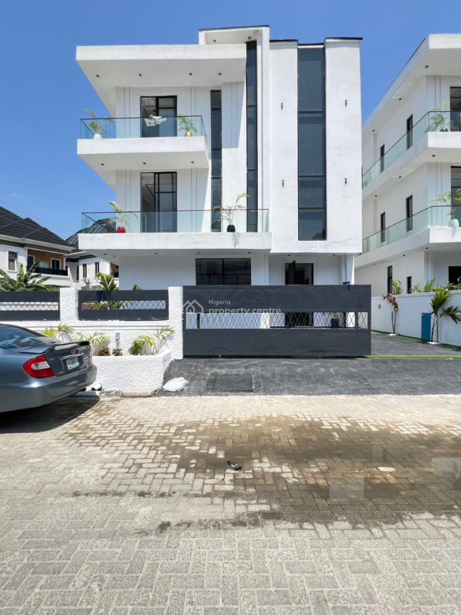 Newly Built 5 Detached Duplex with Bq and Pool in a Serene Environment, Chevron Toll Gate, Orchid Road, Lekki, Lagos, House for Sale
