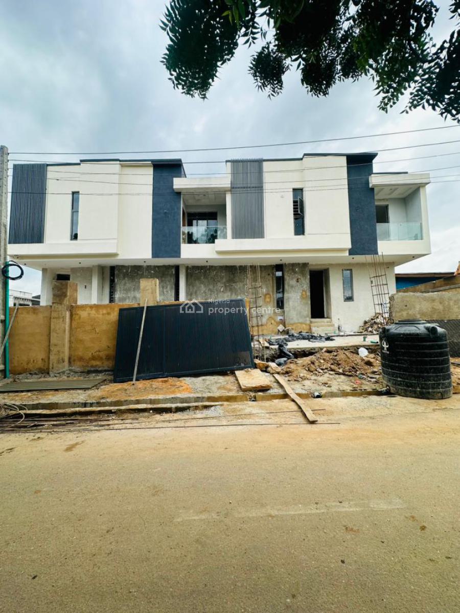 Newly 4 Bedroom Semi Detached Duplex with a Bq, Gra Phase 1, Magodo, Lagos, Semi-detached Duplex for Sale