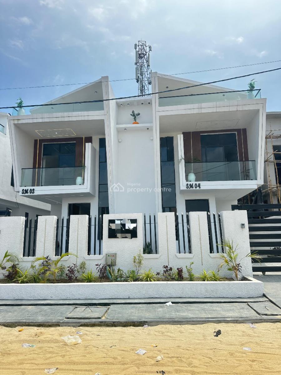 Spacious 4-bedroom Semi-detached Duplex with Premium Finishing in Ikot, Ikota Lagos, Ikota, Lekki, Lagos, Semi-detached Duplex for Sale