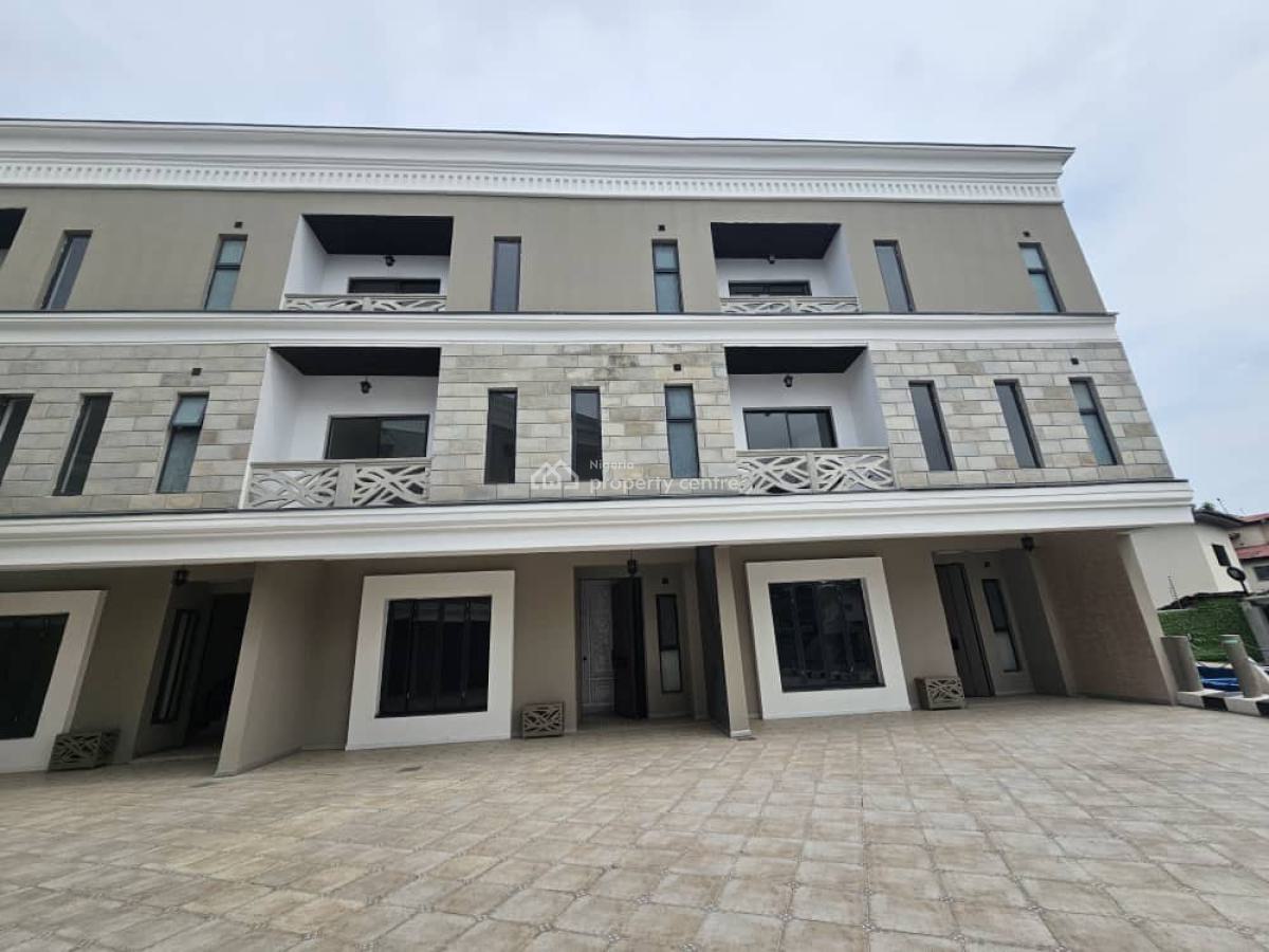 Luxury 5-bedroom Townhouse with 2 Rooms Bq, Parkview, Ikoyi, Lagos, Terraced Duplex for Sale