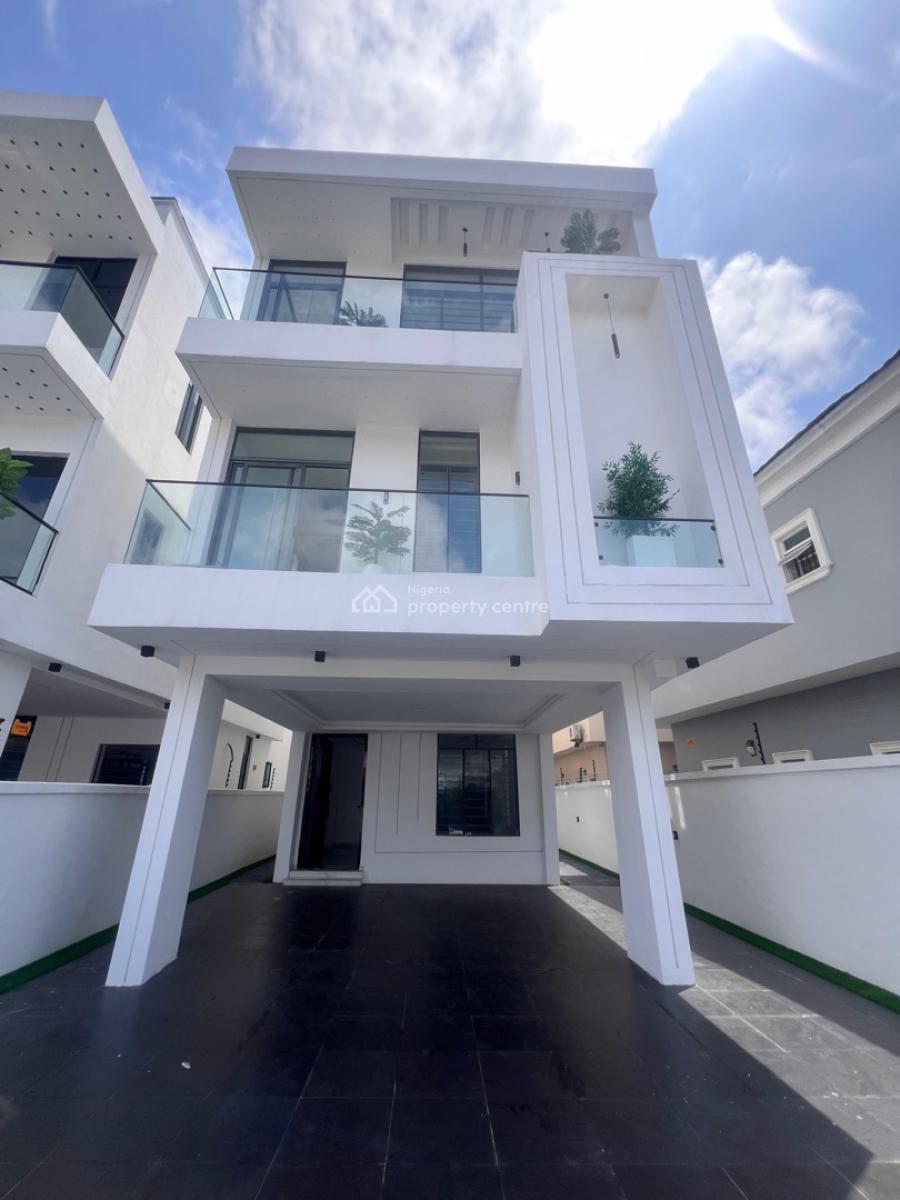 Newly Built Luxurious 5 Bedroom Fully Detached Duplex with Bq, Chevron, Lekki, Lagos, Detached Duplex for Sale