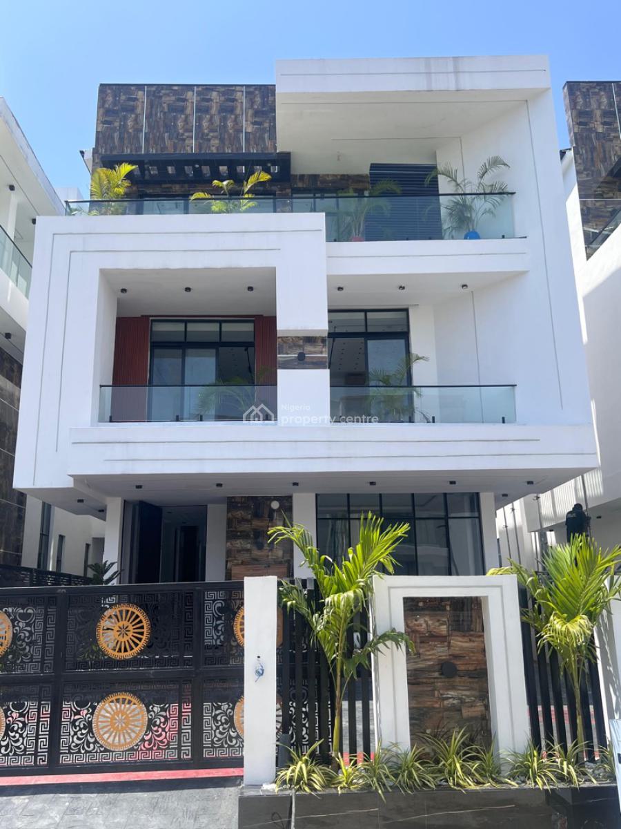Newly Built Luxurious 6 Bedroom Fully Detached Smart Duplex, Chevron Drive, Lekki, Lagos, Detached Duplex for Sale