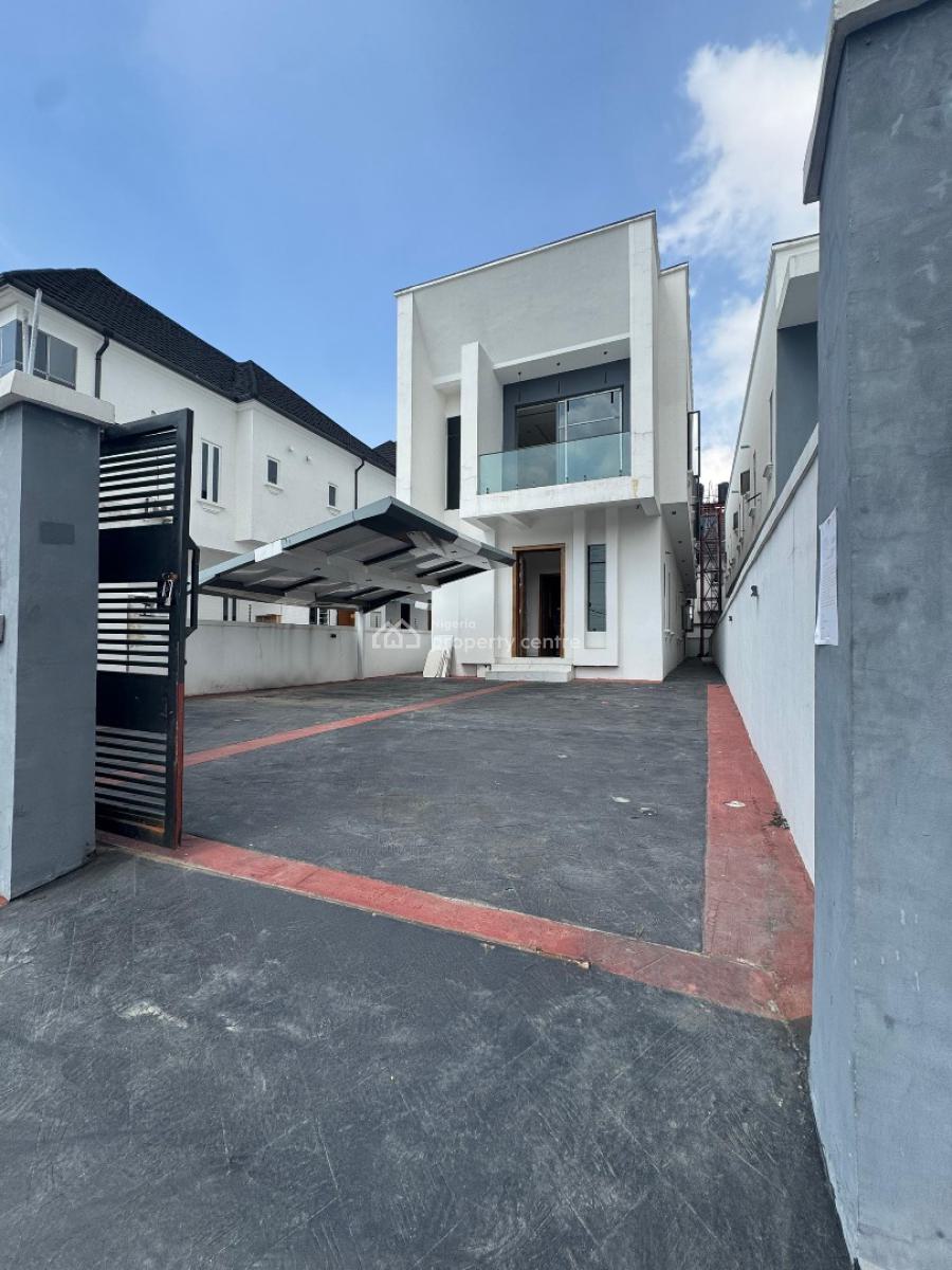 Spacious 5 Bedroom Detached Duplex with Compound Space, Osapa, Lekki, Lagos, Detached Duplex for Sale
