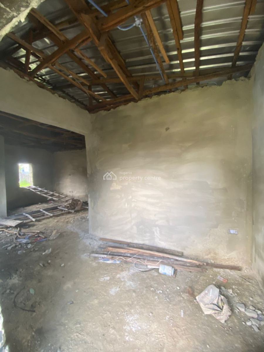 4 Bedroom Bungalow (carcass), Sangotedo, Ajah, Lagos, House for Sale