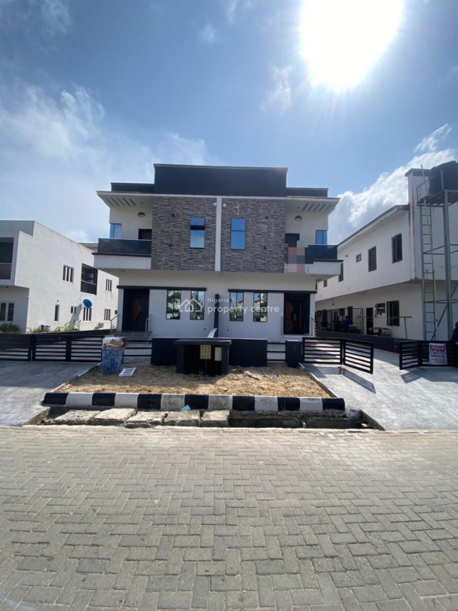 4 Bedroom Semi Detached Duplex with a Bq, Orchid Road, Ikota, Lekki, Lagos, Semi-detached Duplex for Sale