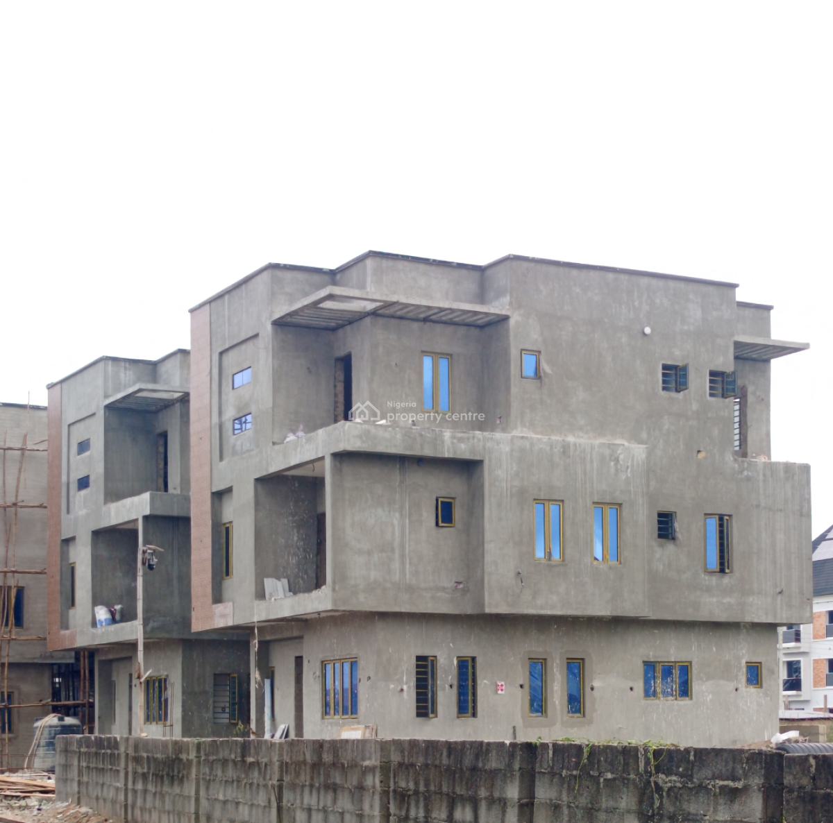 Newly Built 5 Bedroom Semi Detached Duplex with Bq, Surulere, Lagos, Detached Duplex for Sale