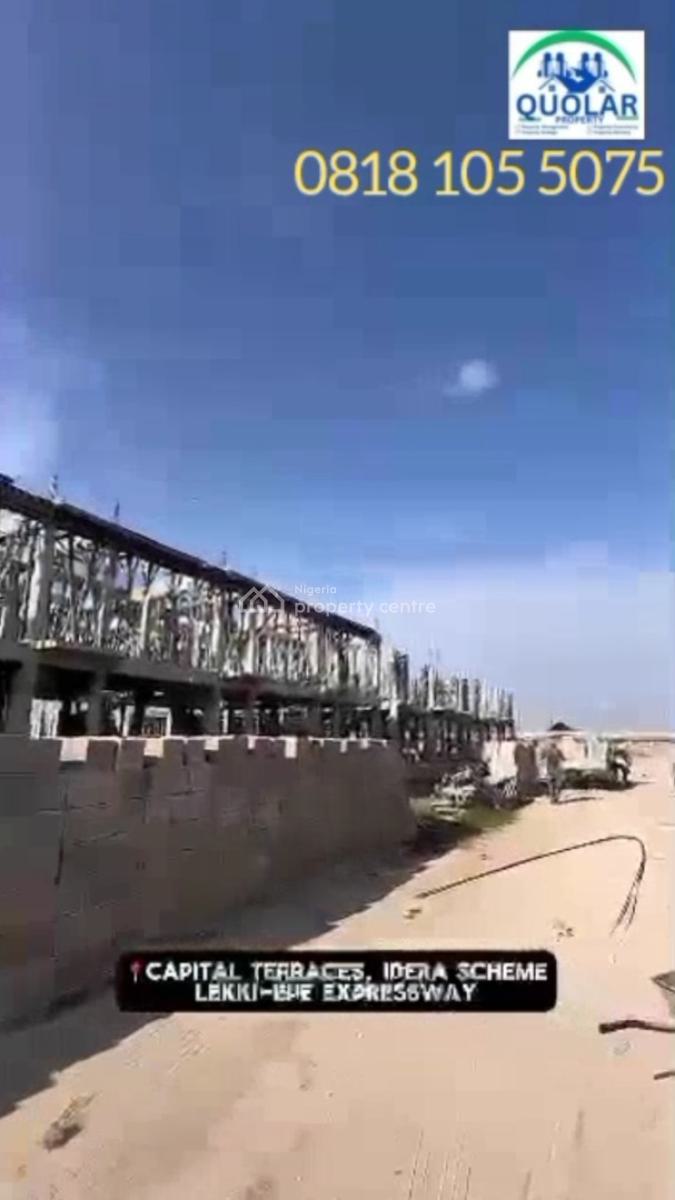 Newly Built 2 Bedroom Terrace Duplex with Bq, Capital Loft Estate Eleko Junction, Ibeju Lekki, Lagos, Terraced Duplex for Sale