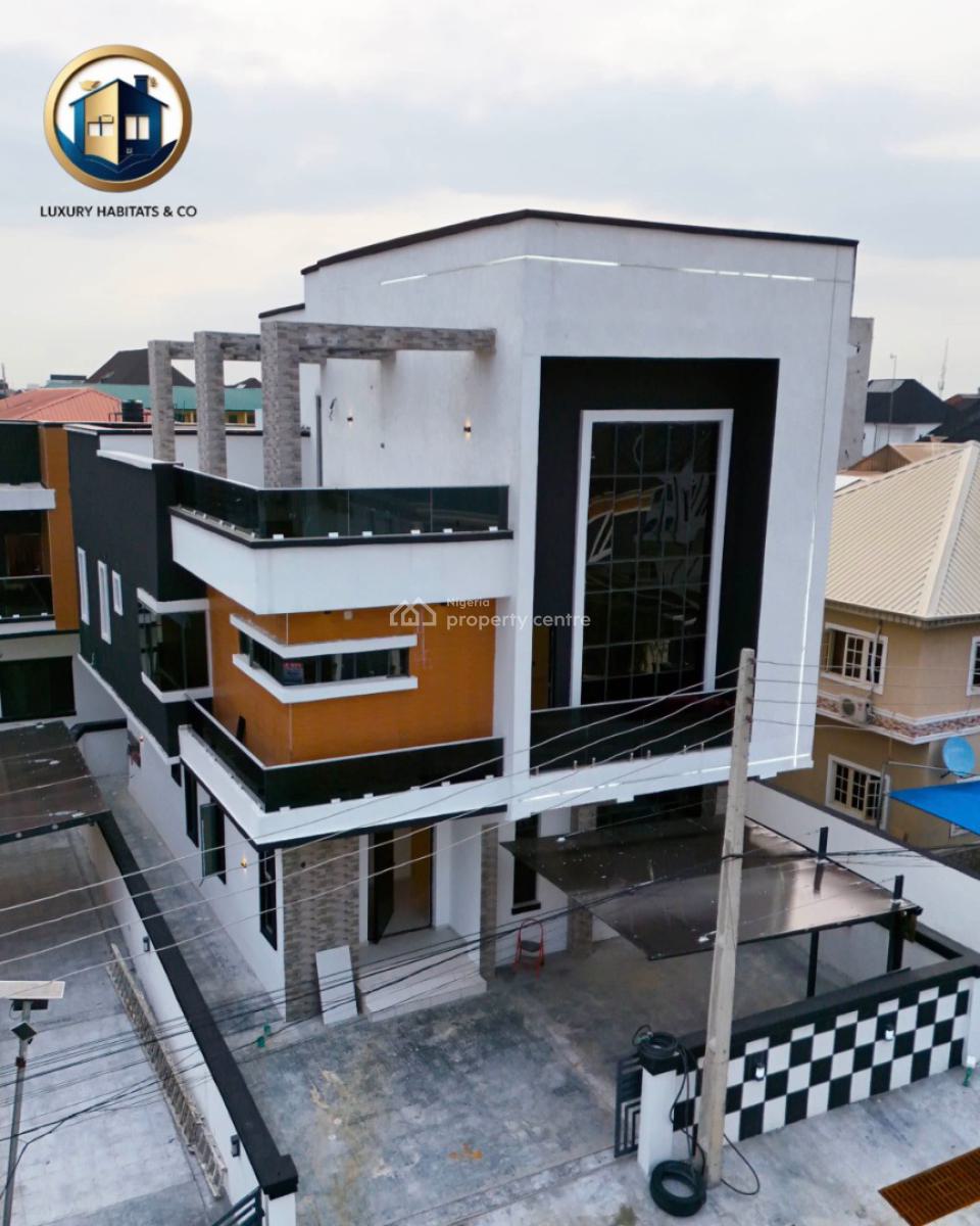 Fully Automated 6 Bedroom Detached Duplex with Penthouse & a Bq, Chevron, Lekki, Lagos, Detached Duplex for Sale