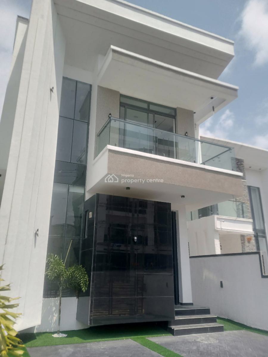 Modern 5 Bedrooms Fully Detached Duplex with Swimming Pool, Palm City Estate, After Ikota Shopping Complex, Ajah, Lagos, Detached Duplex for Sale