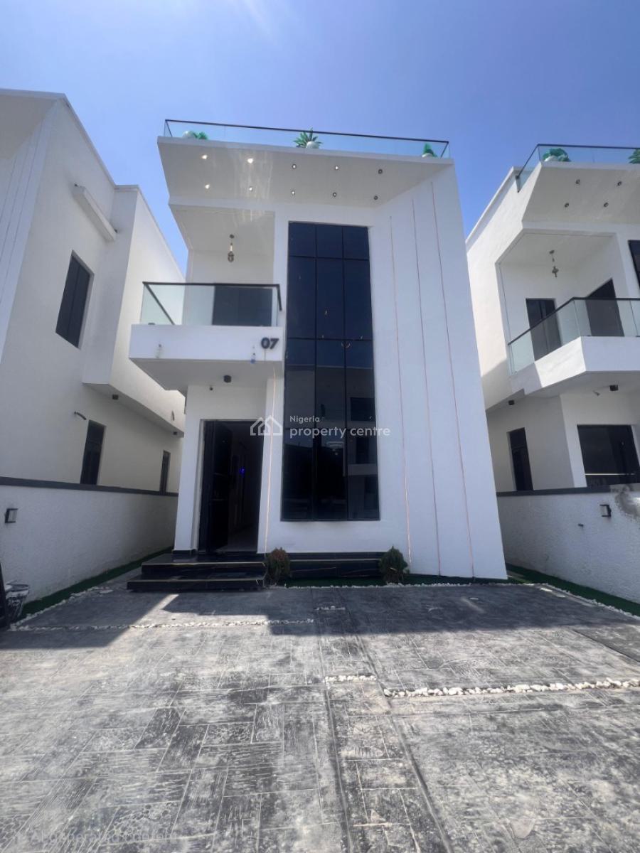 Brand New Luxurious 5 Bedroom Fully Detached Smart Duplex with Bq, Chevron, Lekki, Lagos, Detached Duplex for Sale