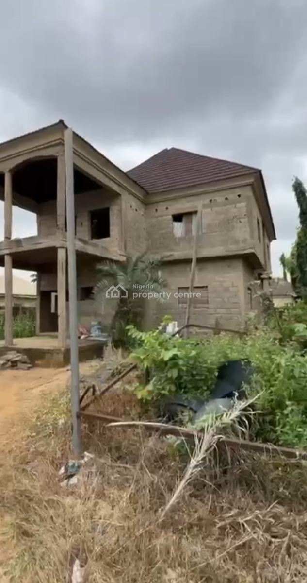 Distress 4 Bedroom Detached Carcass Building with Large Rooms, Lokogoma District, Abuja, House for Sale