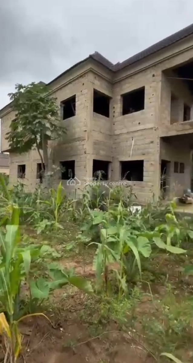 Distress 4 Bedroom Detached Carcass Building with Large Rooms, Lokogoma District, Abuja, House for Sale