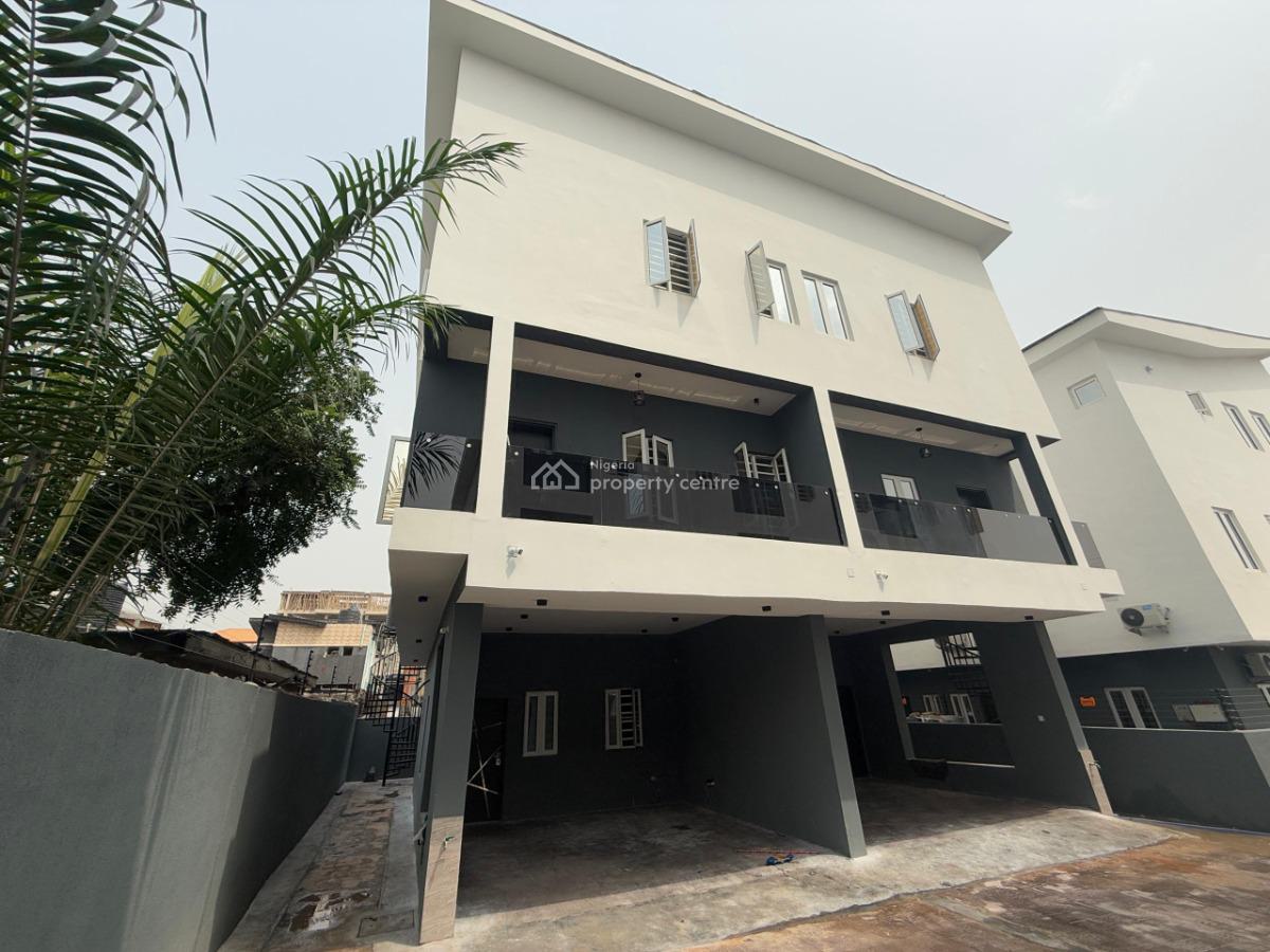 Newly Built 4 Bedroom Terrace with a Bq on Floors, Wemabod Estate, Adeniyi Jones, Ikeja, Lagos, Terraced Bungalow for Sale