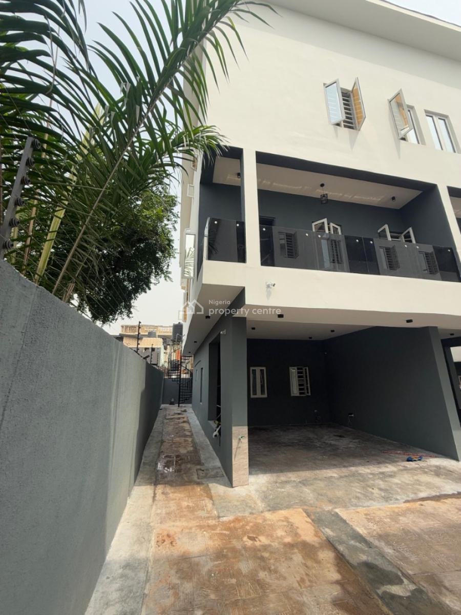 Newly Built 4 Bedroom Terrace with a Bq on Floors, Wemabod Estate, Adeniyi Jones, Ikeja, Lagos, Terraced Bungalow for Sale