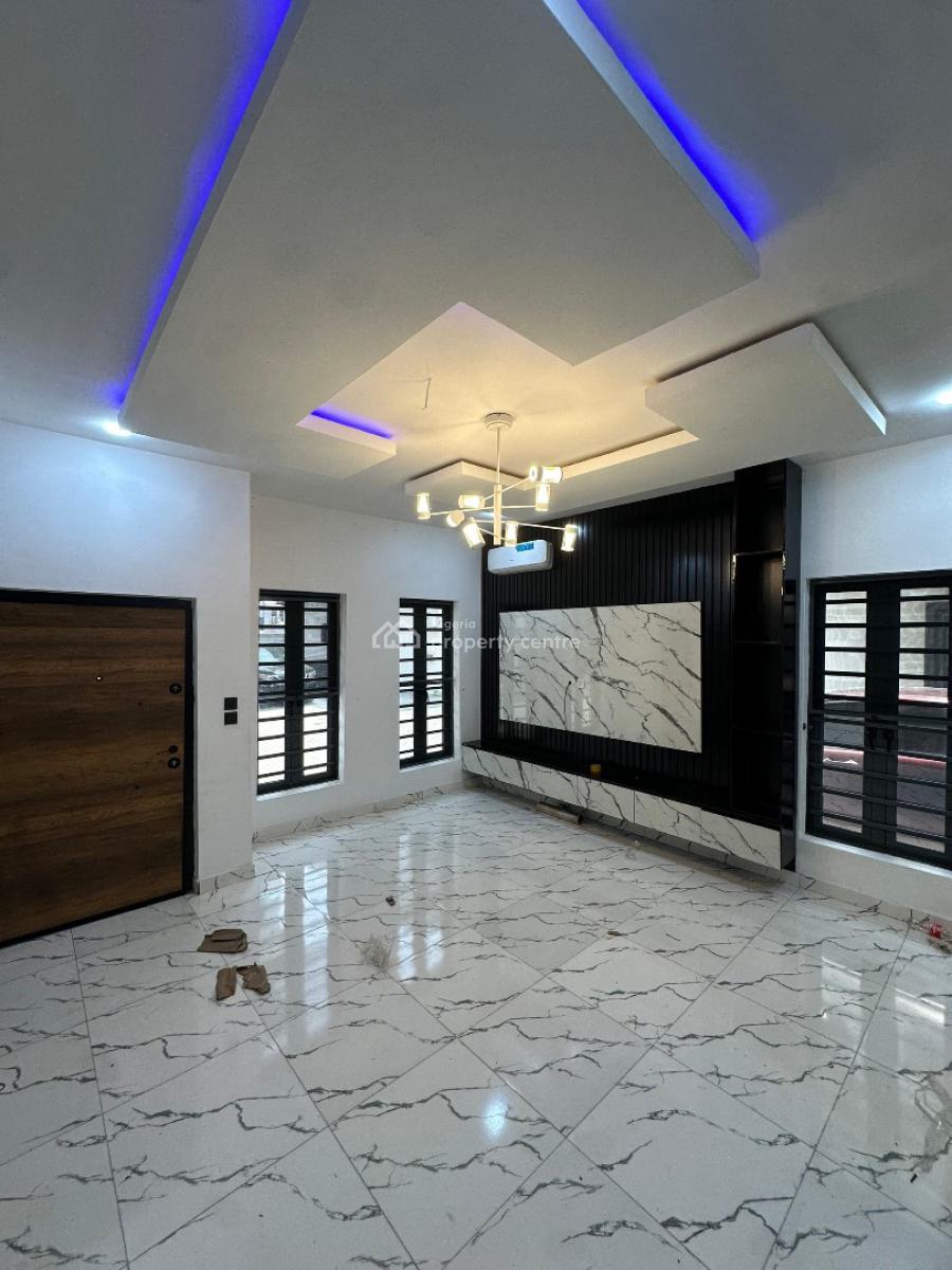 Fully Serviced 4 Bedroom Semi Detached Duplex with Ac, Ologolo, Lekki, Lagos, Semi-detached Duplex for Rent