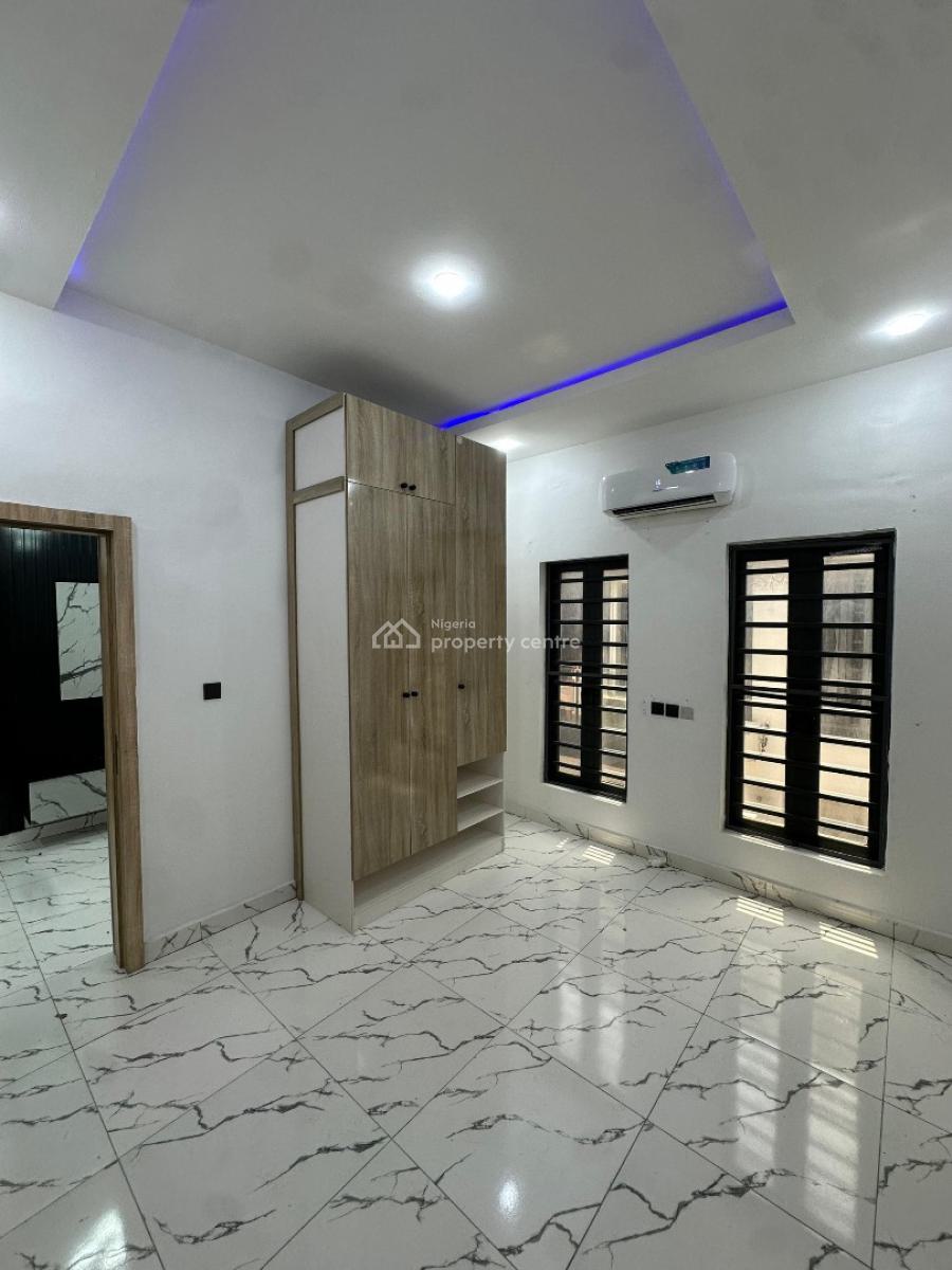 Fully Serviced 4 Bedroom Semi Detached Duplex with Ac, Ologolo, Lekki, Lagos, Semi-detached Duplex for Rent