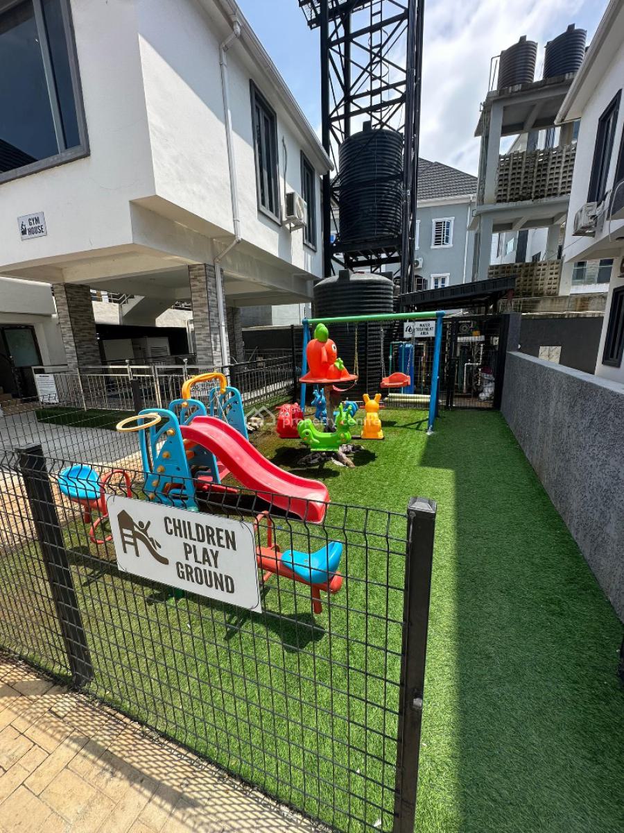 Fully Serviced 4 Bedroom Semi Detached Duplex with Ac, Ologolo, Lekki, Lagos, Semi-detached Duplex for Rent