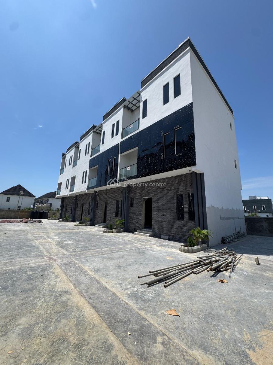 Lovely 4 Bedroom Terrace Duplex with Bq Within an Estate, Chevron Toll Gate, Orchid Road, Lekki, Lagos, Terraced Duplex for Sale