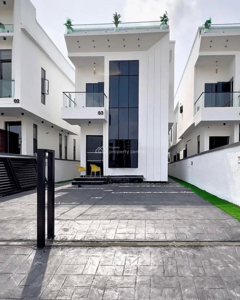 Luxurious 5 Bedroom Fully Detached Duplex with Bq, Swimming Pool, Chevron, Lekki, Lagos, Detached Duplex for Sale