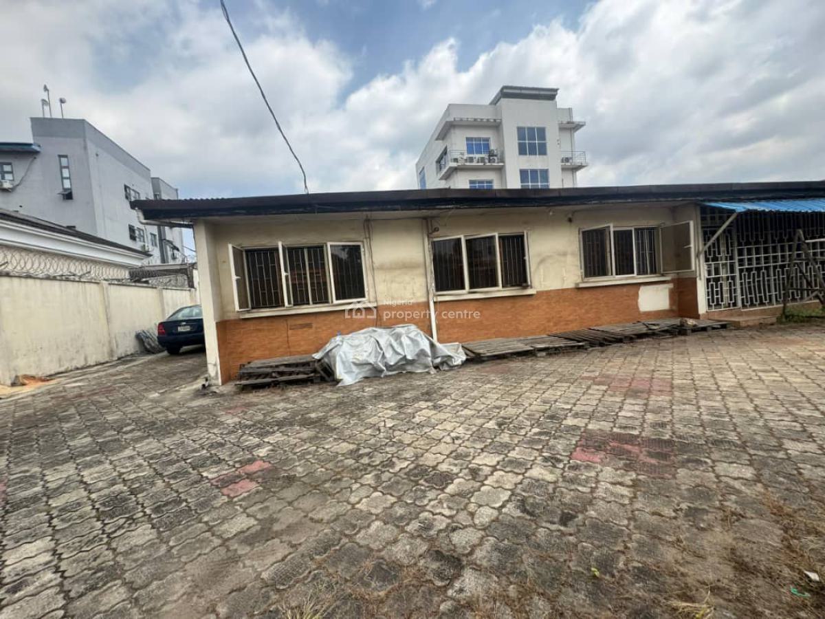 Land Measuring 515sqm with a Detached Bungalow on It, in a Lovely Location, Adeniyi Jones, Ikeja, Lagos, Land for Sale