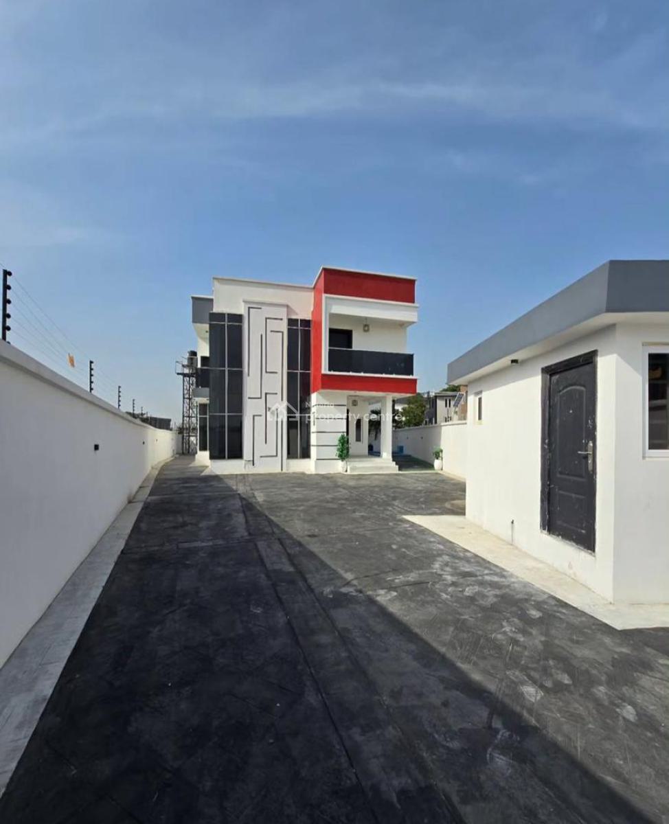 Luxurious 5 Bedroom Fully Detached Duplex with Bq, Security Post & Pool, Chevron, Lekki, Lagos, Detached Duplex for Sale