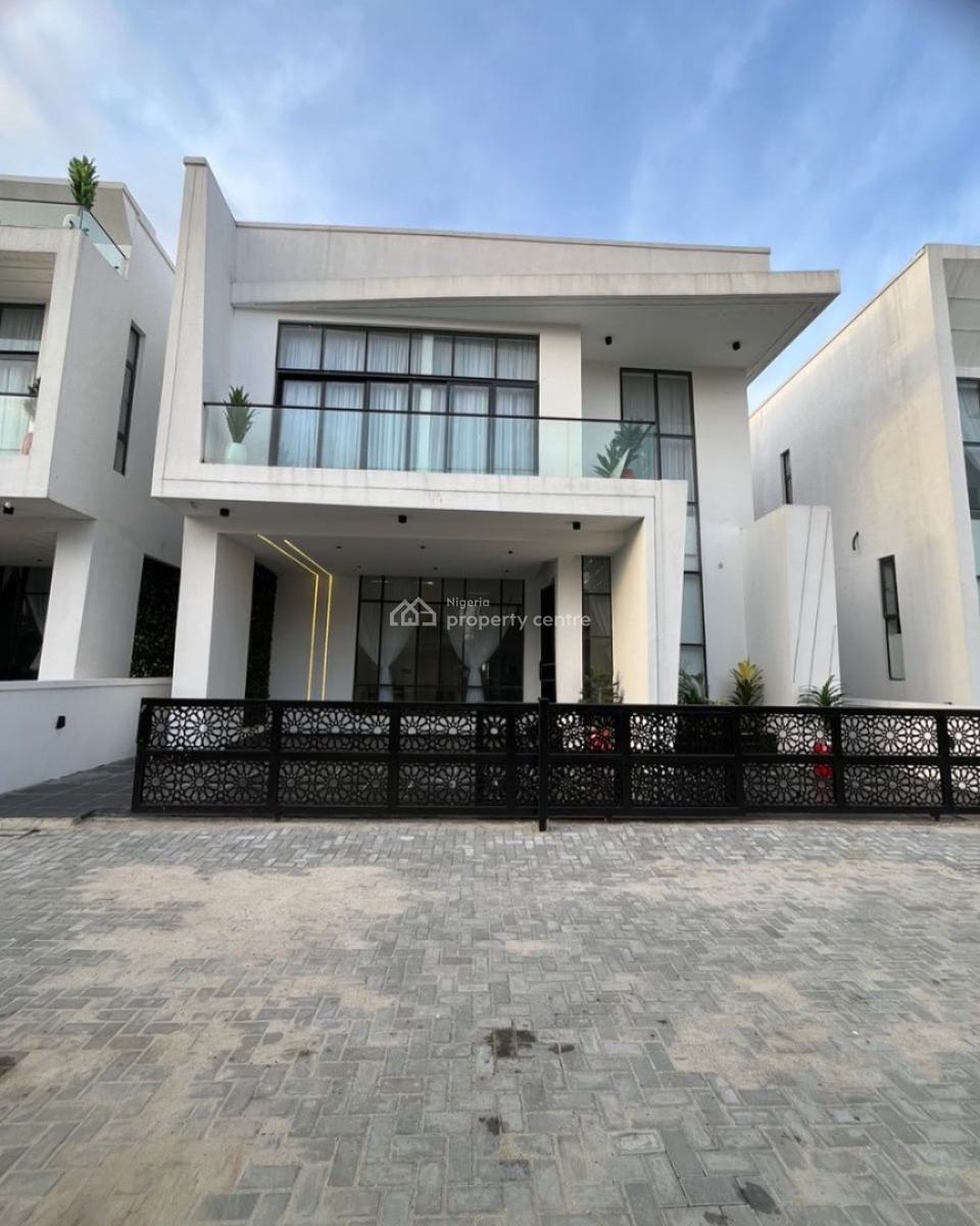 Stunning 5 Bedroom Detached Duplex with Swimming Pool and Bq, Chevron, Lekki, Lagos, Detached Duplex for Sale