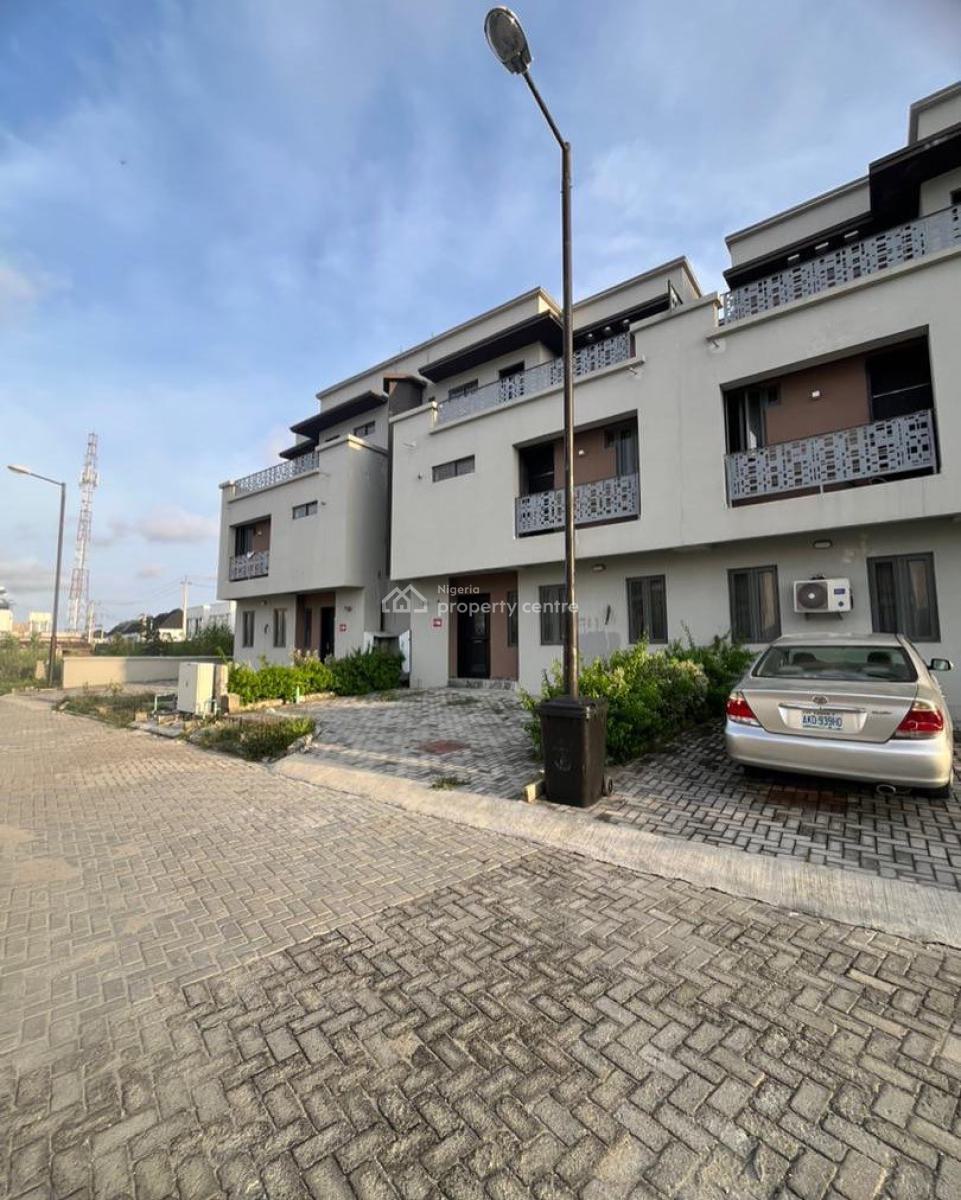 Lovely 4 Bedroom Terrace Duplex with Bq, Chevron, Lekki, Lagos, Terraced Duplex for Sale