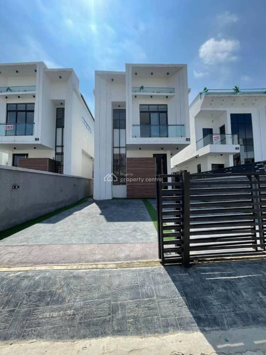 Luxurious 5 Bedroom Fully Detached Duplex with Bq, Swimming Pool, Chevron, Lekki, Lagos, Detached Duplex for Sale