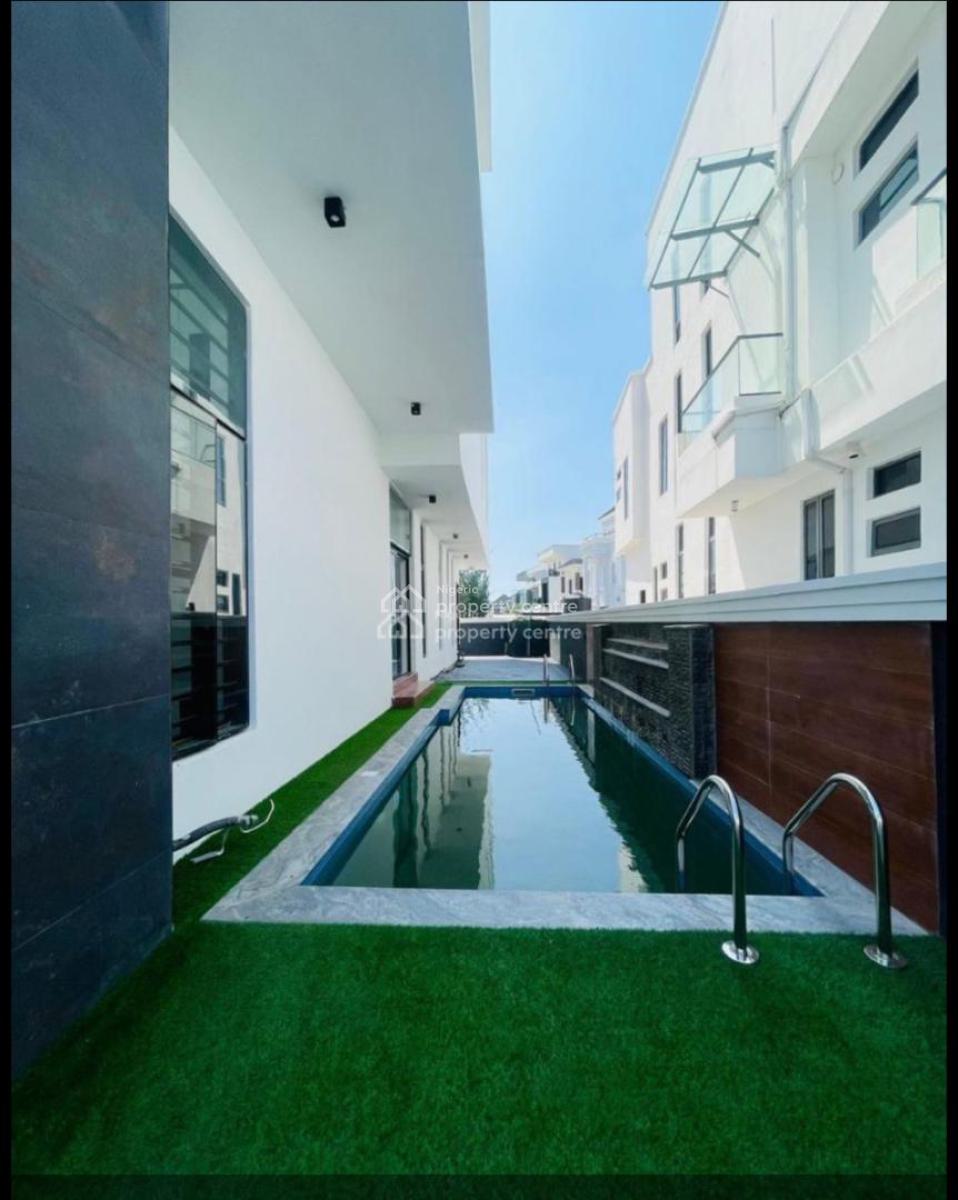 Lovely Built 5 Bedroom Fully Detached Duplex Plus Bq with Swimming Pool, Lekki County, Ikota, Lekki, Lagos, Detached Duplex for Sale