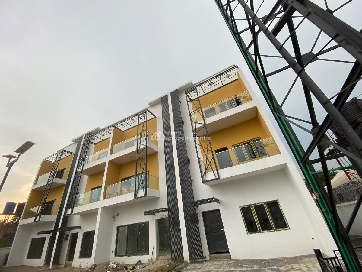 Advanced Carcass 4 Bedrooms Terrace Duplex + Bq, Off Bw Lounge and Garden, Gwarinpa, Abuja, Terraced Duplex for Sale