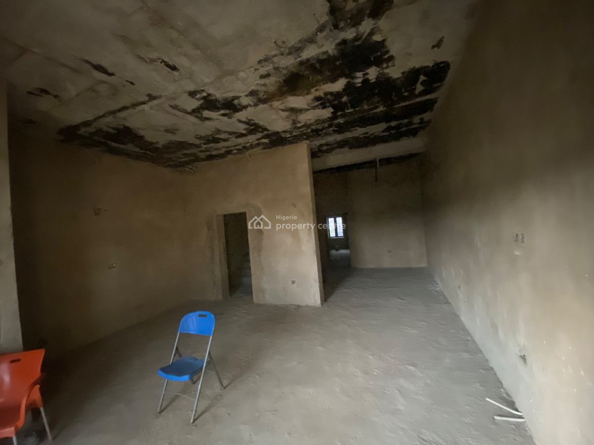 Advanced Carcass 4 Bedrooms Terrace Duplex + Bq, Off Bw Lounge and Garden, Gwarinpa, Abuja, Terraced Duplex for Sale