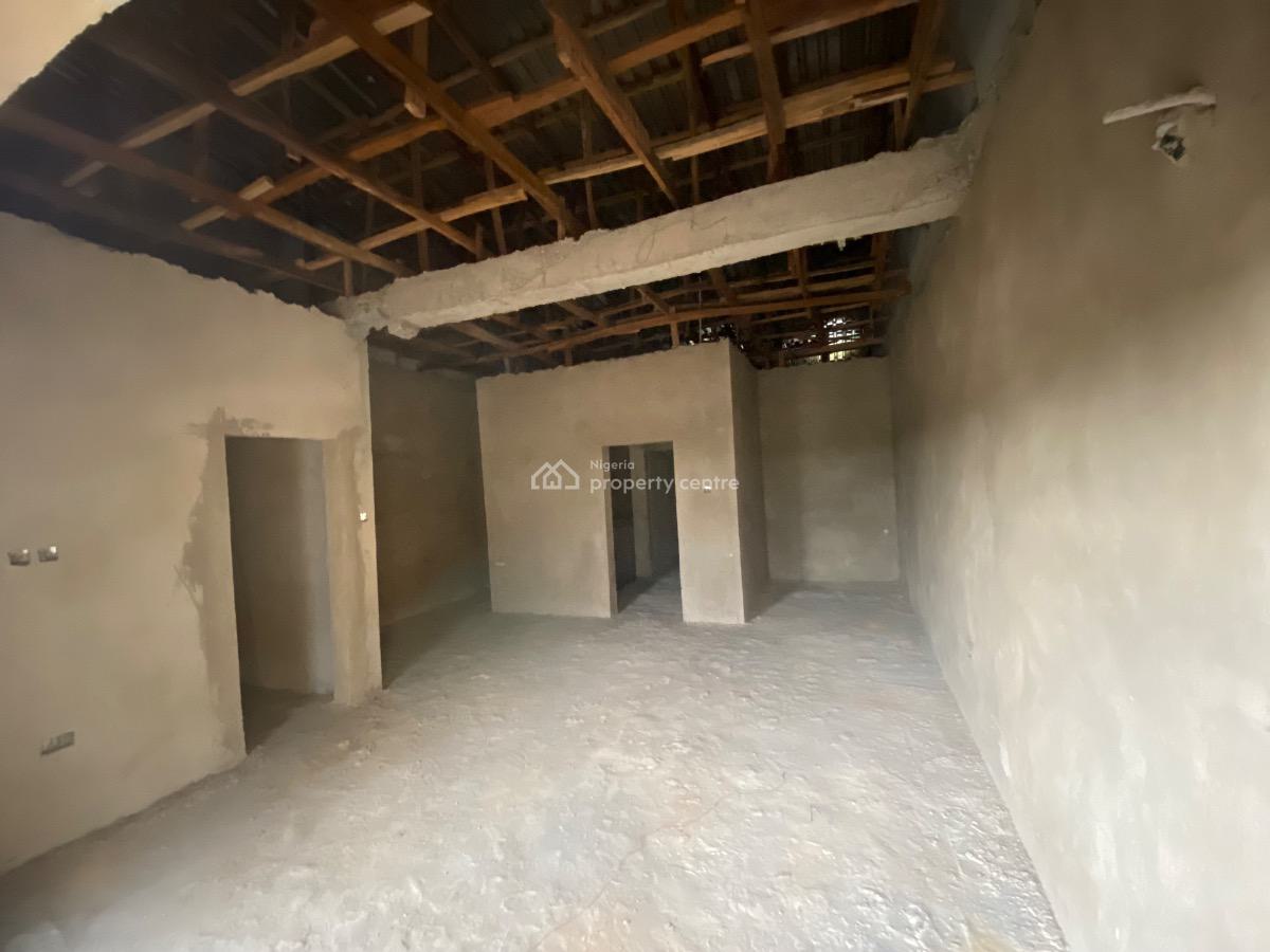 Advanced Carcass 4 Bedrooms Terrace Duplex + Bq, Off Bw Lounge and Garden, Gwarinpa, Abuja, Terraced Duplex for Sale