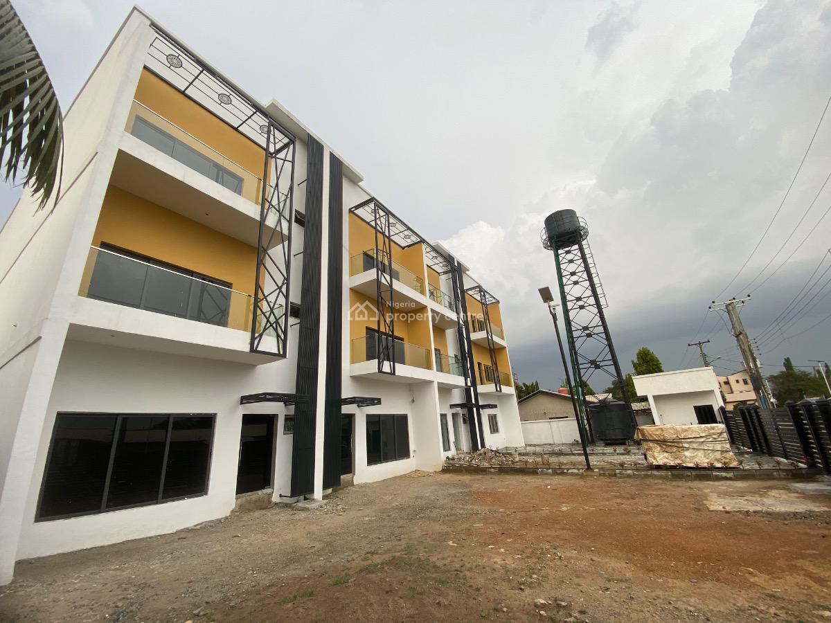 Advanced Carcass 4 Bedrooms Terrace Duplex + Bq, Off Bw Lounge and Garden, Gwarinpa, Abuja, Terraced Duplex for Sale