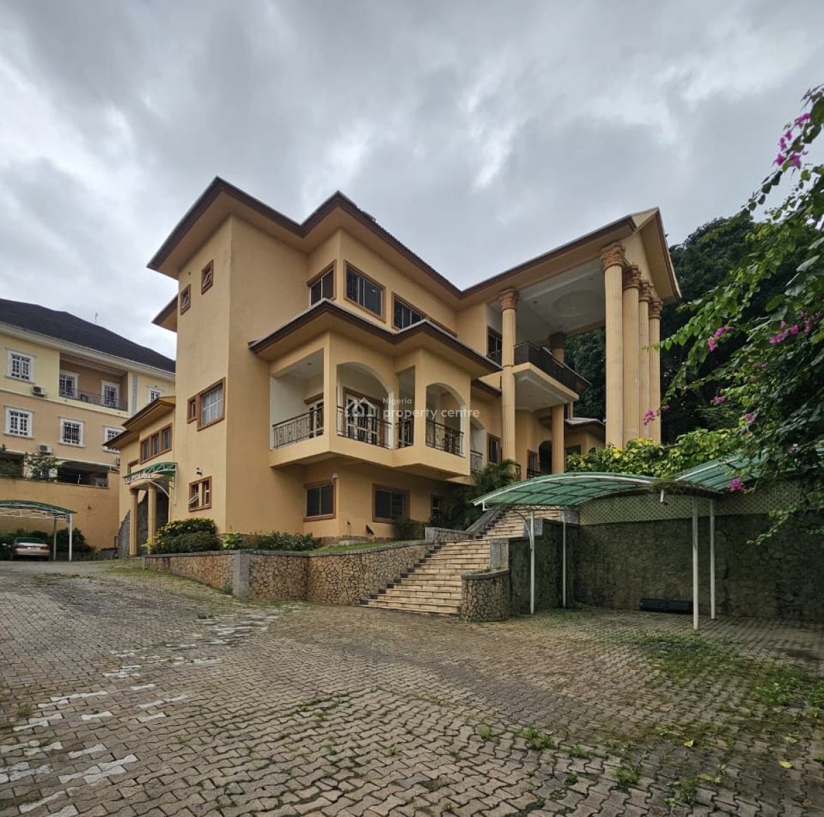 Luxury 7 Bedroom Stand Alone Duplex with 3 Sitting Room and a Bq, Maitama District, Abuja, Detached Duplex for Rent