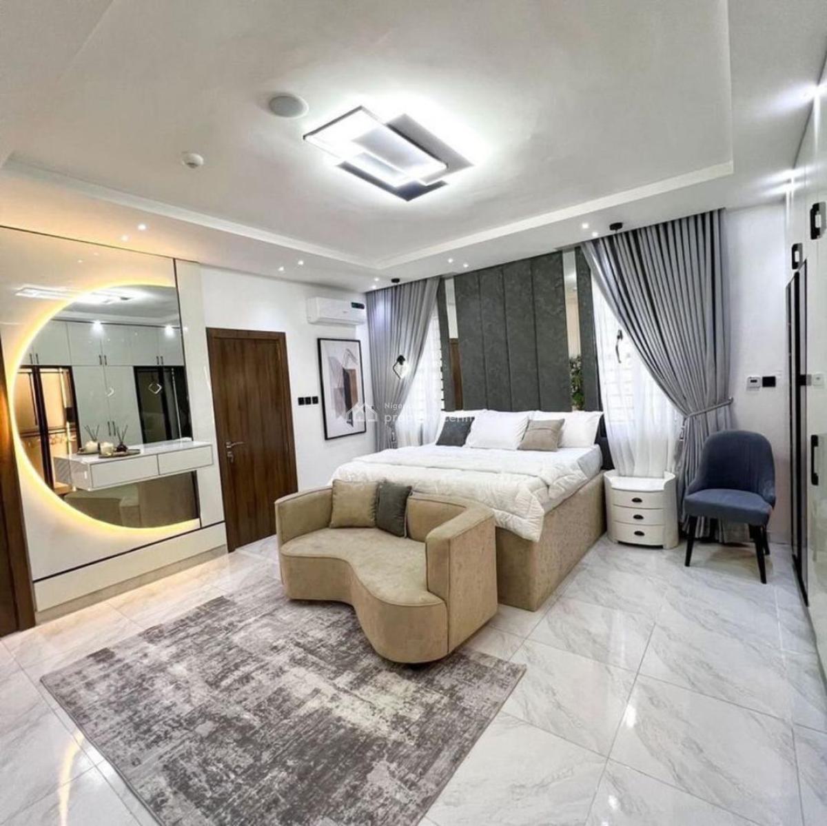 Luxury Smart 2 Bedroom Serviced Apartment, Habu Sule Street, Jahi, Abuja, House Short Let