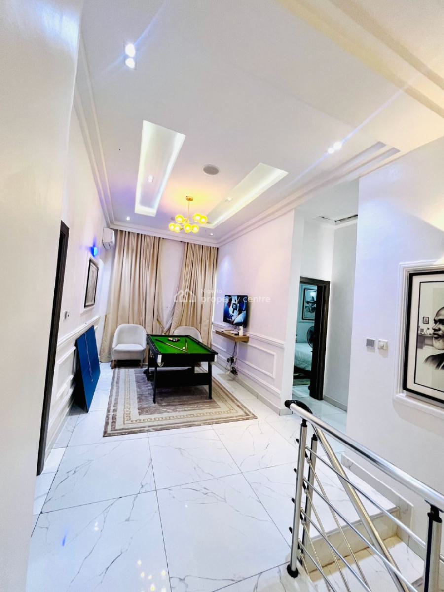 Privately Gated 3 Bedroom Semi Detached Duplex Snooker, Idado Estate Bava Furniture Igbofon, Lekki, Lagos, Semi-detached Duplex Short Let