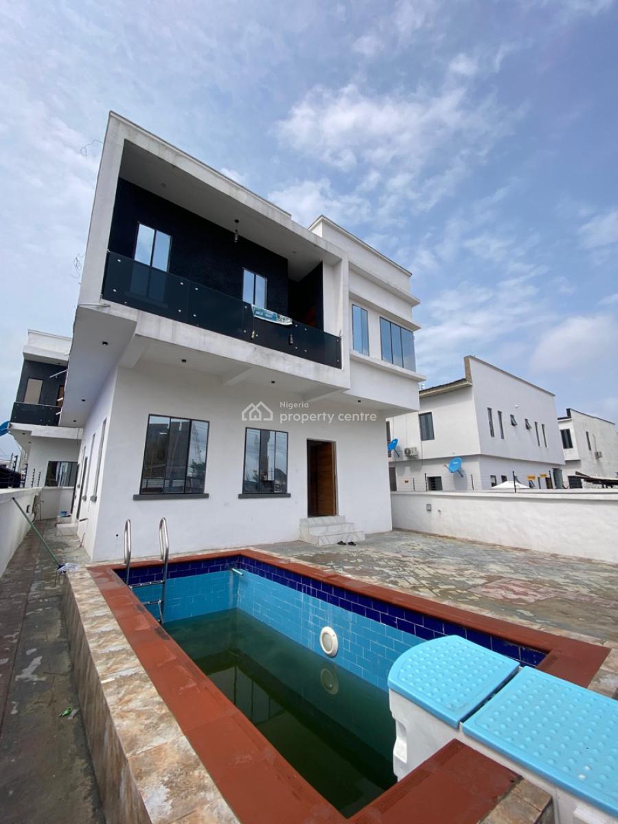 5 Bedroom Fully Detached Duplex with Bq and Pool, Ajah, Lagos, Detached Duplex for Sale
