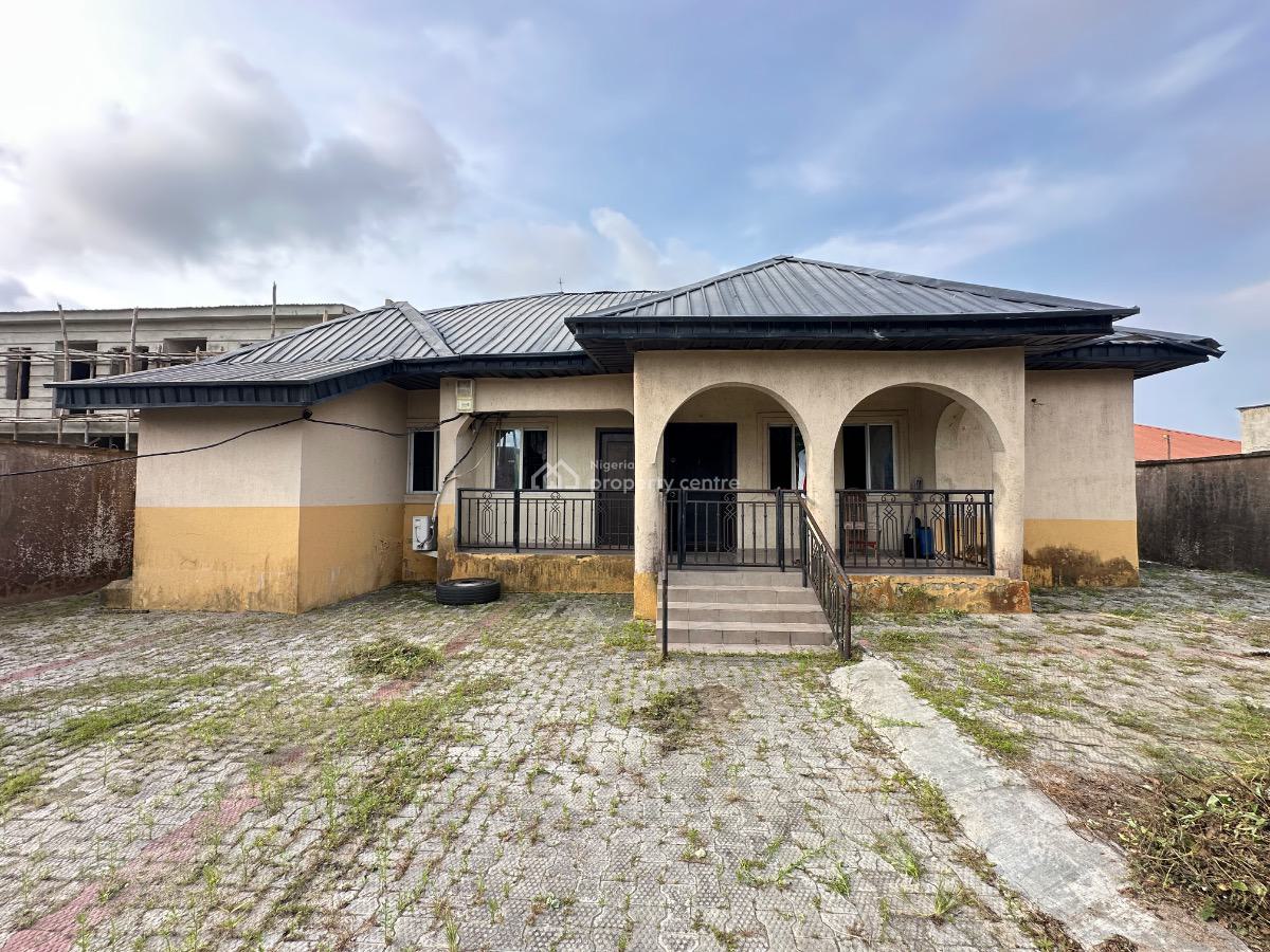 Spacious 3 Bedroom Detached Bungalow Sitting on 1 Plot of Land, Abijo, G.r.a., Ajah, Lagos, Detached Bungalow for Sale