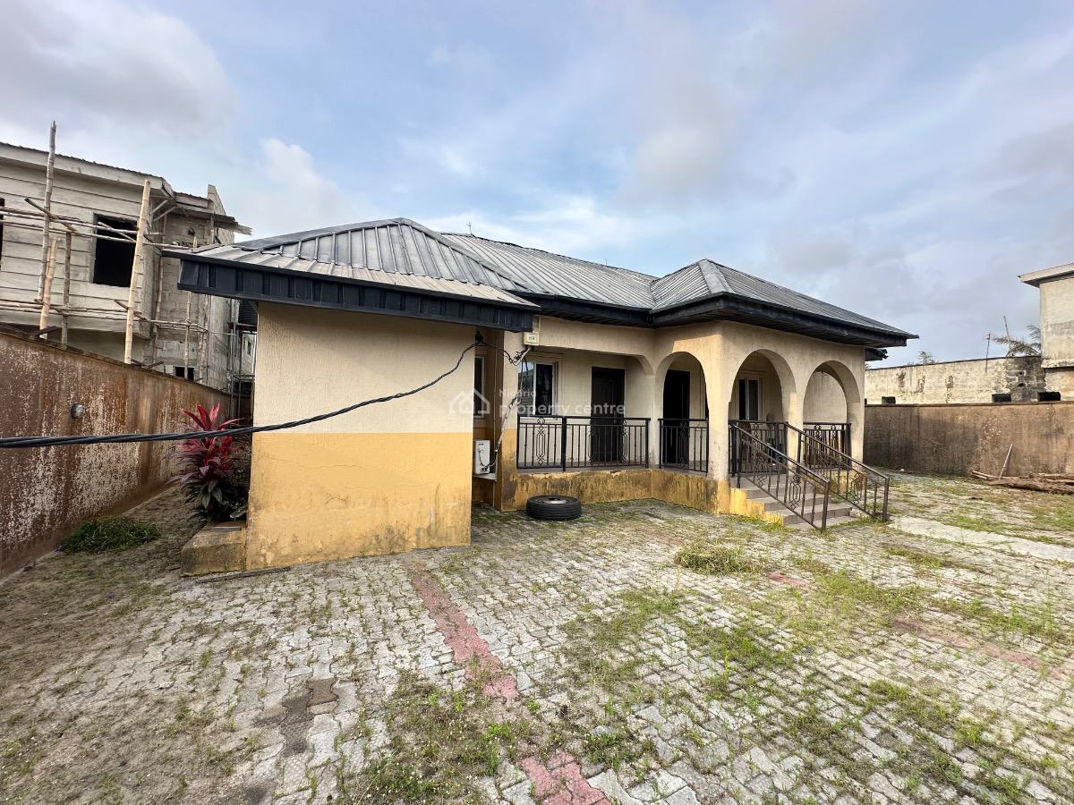Spacious 3 Bedroom Detached Bungalow Sitting on 1 Plot of Land, Abijo, G.r.a., Ajah, Lagos, Detached Bungalow for Sale