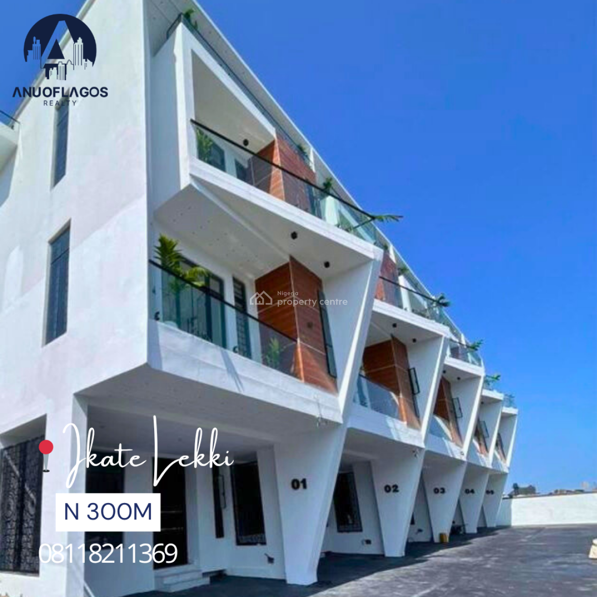 a Captivating Contemporary 4 Bedroom Terraced Duplex., Ikate, Lekki, Lagos, Terraced Duplex for Sale