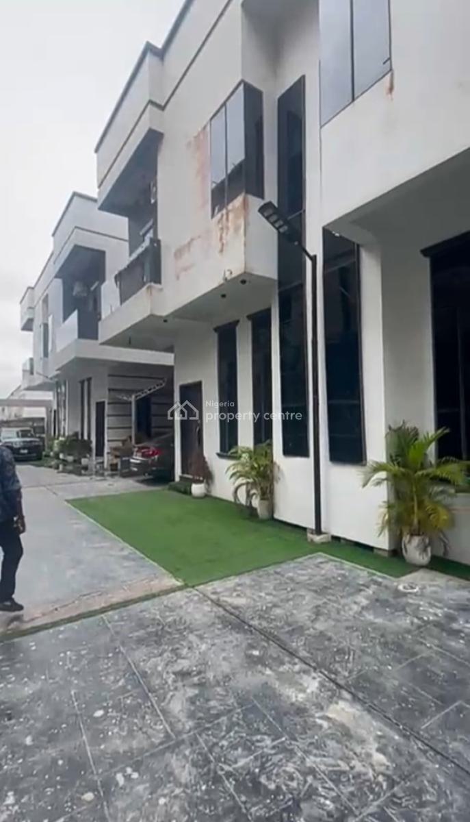 Tastefully Furnished Serviced 4 Bedroom Duplex, Royal Pine Estate By Chevron Toll Gate Eleganza Orchid Road, Lekki, Lagos, Semi-detached Duplex for Rent
