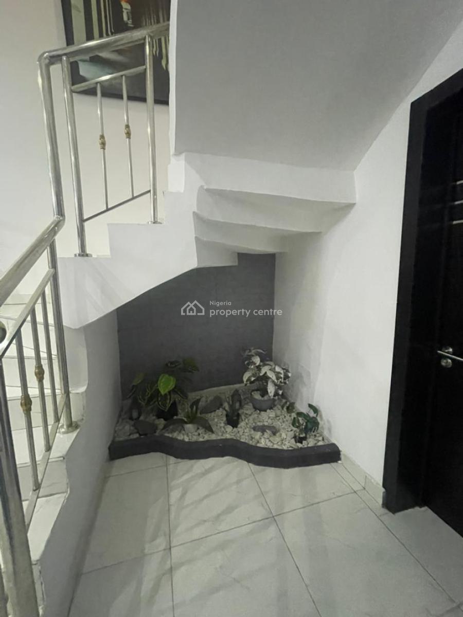 Tastefully Furnished Serviced 4 Bedroom Duplex, Royal Pine Estate By Chevron Toll Gate Eleganza Orchid Road, Lekki, Lagos, Semi-detached Duplex for Rent